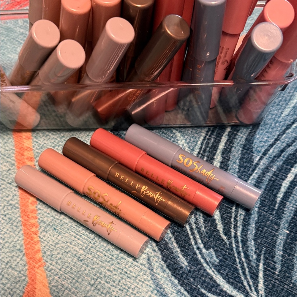 Belle Beauty SO Shady Cream Eyeshadow Sticks -  set of 5! All Brand New
